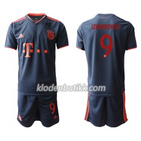 FC Bayern München LEWANDOWSKI 9 Barn Tredjedraktsett 2019-2020 Kortermet (+ Korte bukser)